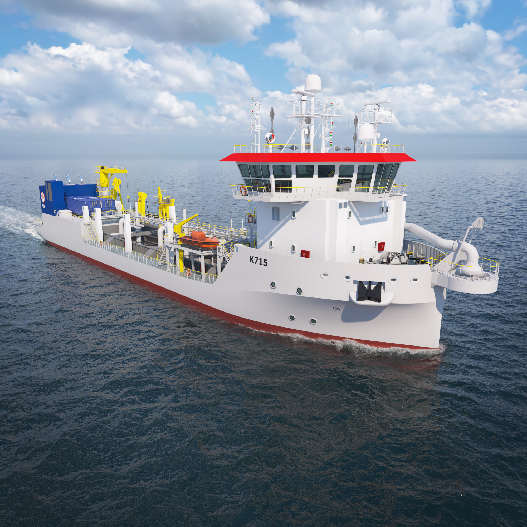 Jan De Nul Hopper Dredger Artist Impression