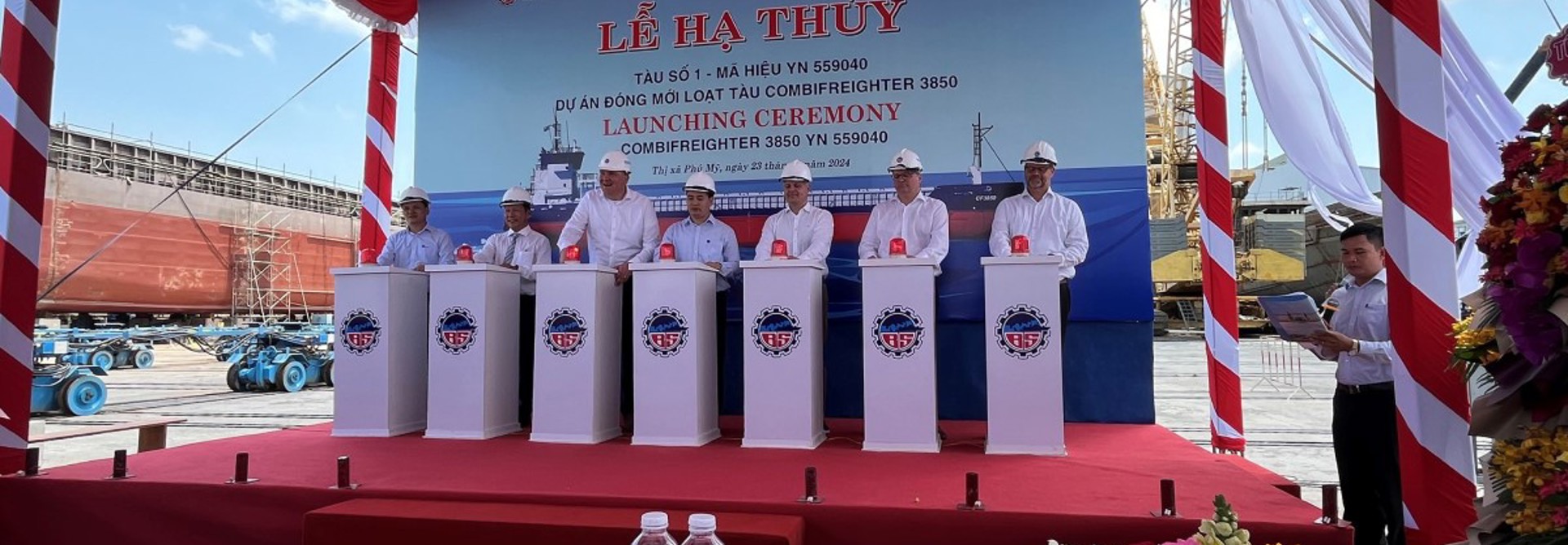 Combi Freighter 3850 Launching Ceremony In Vietnam