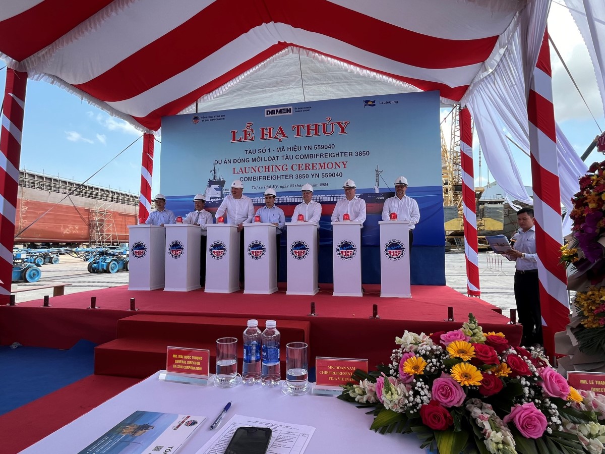 Combi Freighter 3850 Launching Ceremony In Vietnam