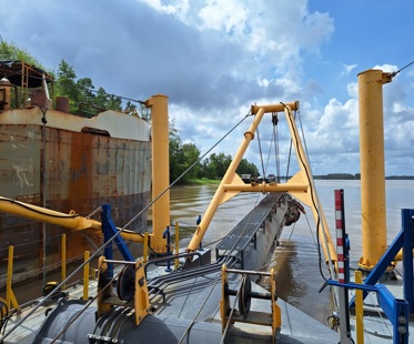 The Damen CSD350 Is The First Dredger For Guyana Port And Has Been Named Mud Shredder