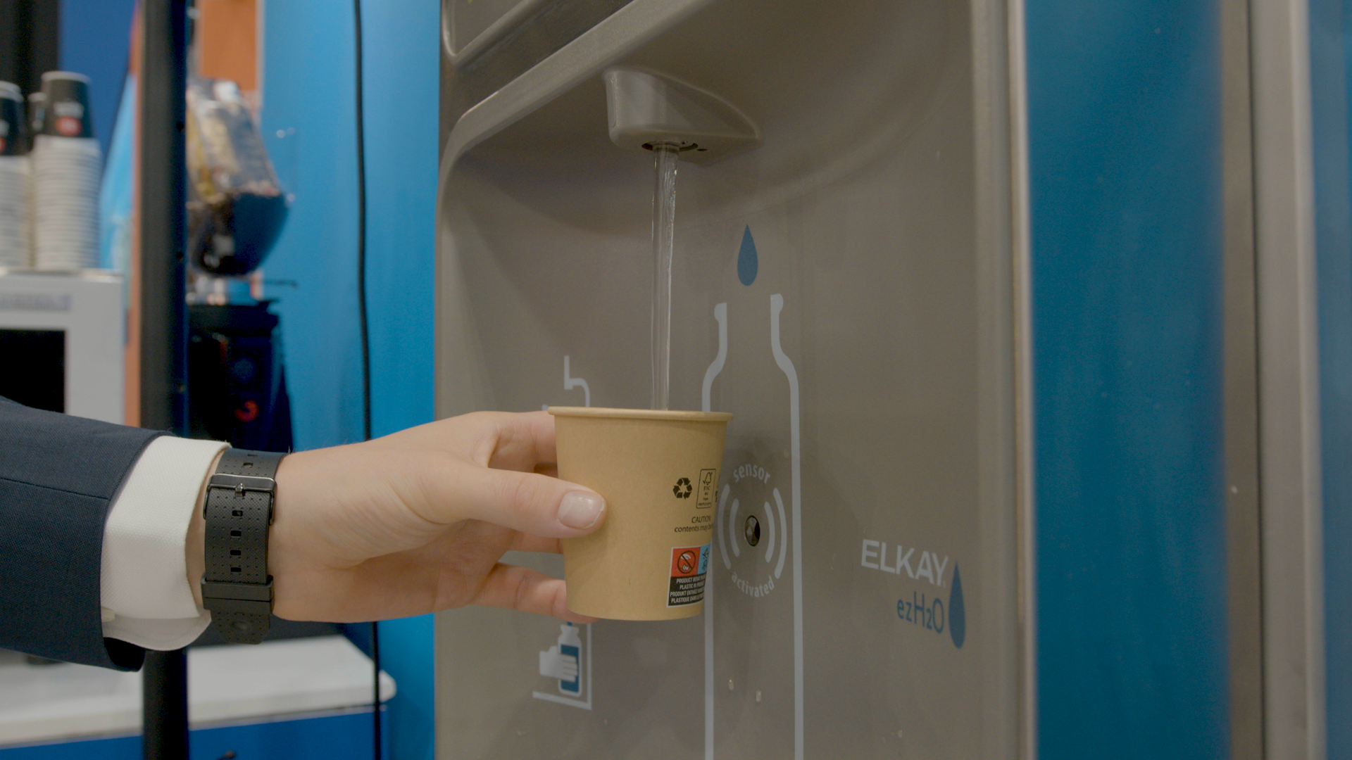 Bottle Filling Station Still Photo