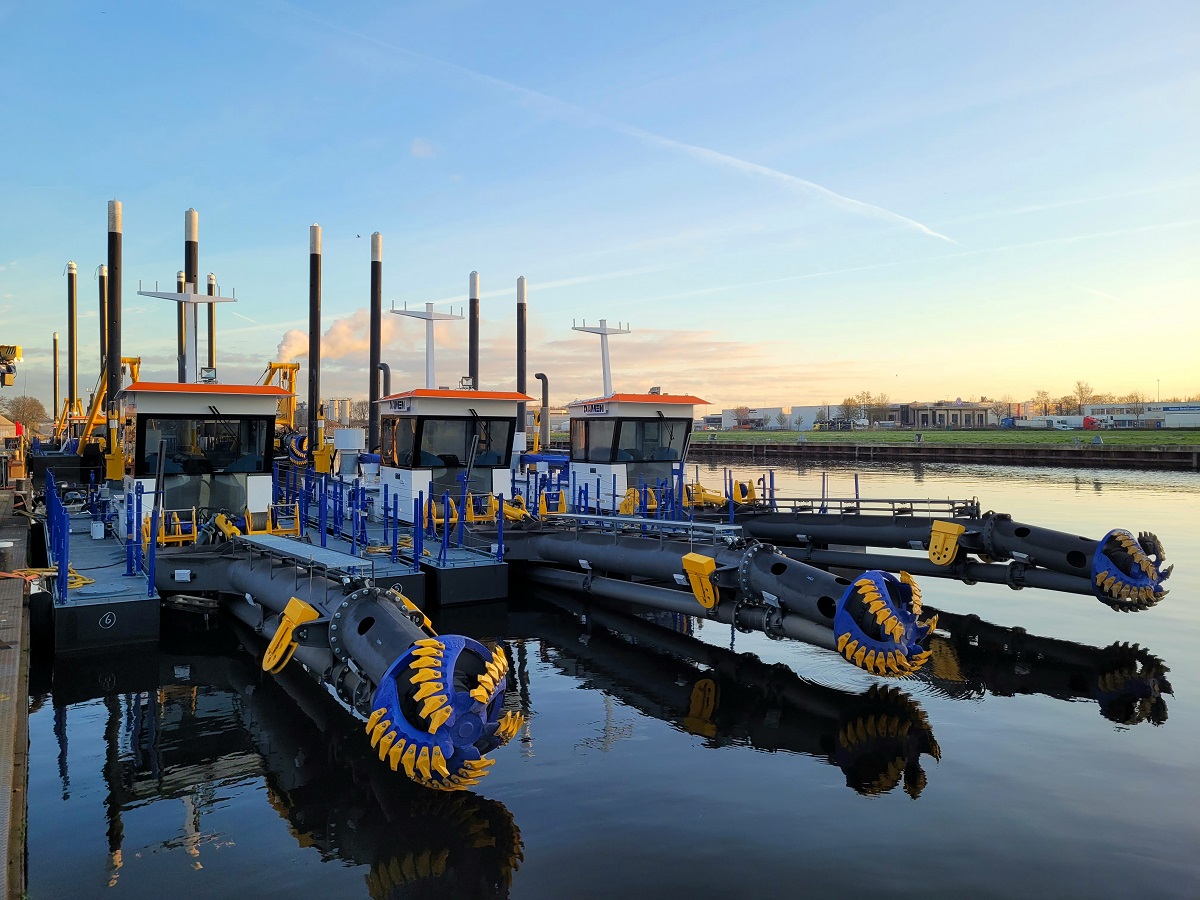 The Dredgers Were Built At The Damen Dredging Equipment Yard In The Netherlands